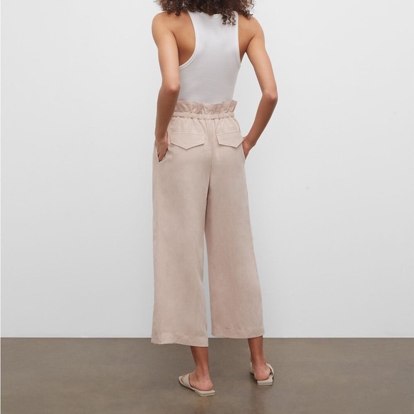 $169 Club Monaco Anreannah Wide Leg Pants Size 4 Light Mauve womne's - Picture 5 of 7